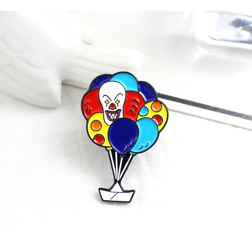 Pin Metal It Stephen King Pennywise Kawaii
