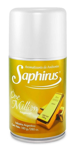 Saphirus One Million Fragancias Aromatizador Pack X 3