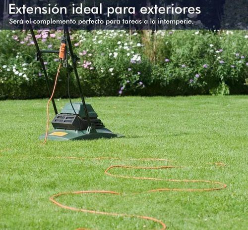 Extensión De 3 Metros De Uso Rudo Domestico Multicontacto