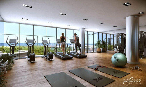 Imagen 14 de 27 de Torre Arenas T4 U715 | Venta Apartamento Monoambiente A Estrenar En Malvín Sur - Rambla - Premium - Full Amenities - Entrega Inmediata!