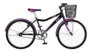 Bicicleta Benotto Montaña Kyra R24 1v Frenos V Acero Color Negro/Púrpura Tamaño del cuadro n/a