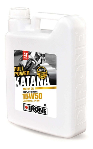 Ipone Full Power Katana 15w-50 - Aceite Motor 100% Sint. 4l