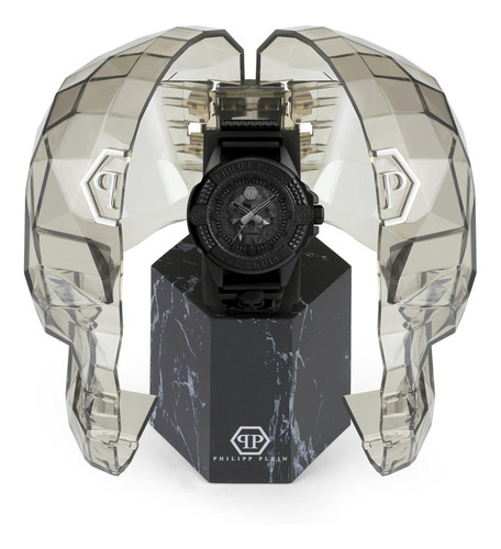 Imagen 4 de 4 de Reloj Philipp Plein Pwaa0721 Para Hombre En El Negro