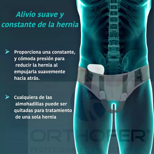 Slip-Boxer de reducción de hernia inguinal (con almohadillas