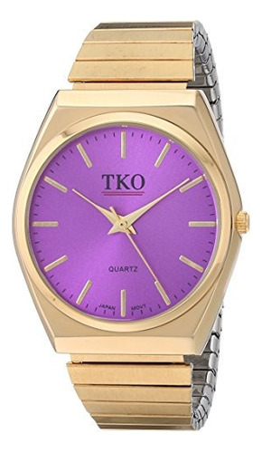 Tko Oro Pulsera De Expansion De Acero Inoxidable Estirar Del