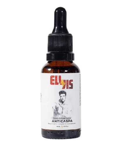 Óleo Ozonizado Anticaspa - Elvis Presley - Viking 30ml