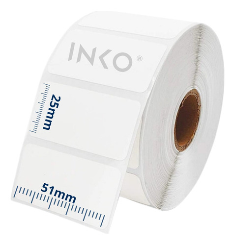 10 Rollos Etiqueta Termica Directa 2x1 O 51x25 Mm 1000 C/r