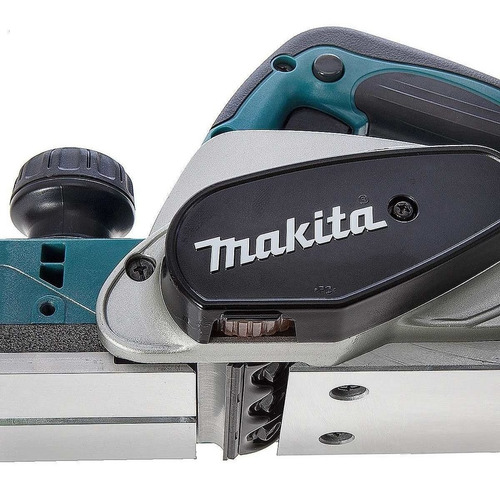 Imagen 5 de 8 de Cepillo eléctrico de mano Makita KP0800 82mm 220V azul