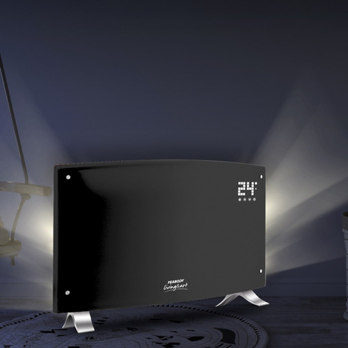 Calefactor eléctrico Peabody PE-VQD20 negro 220V