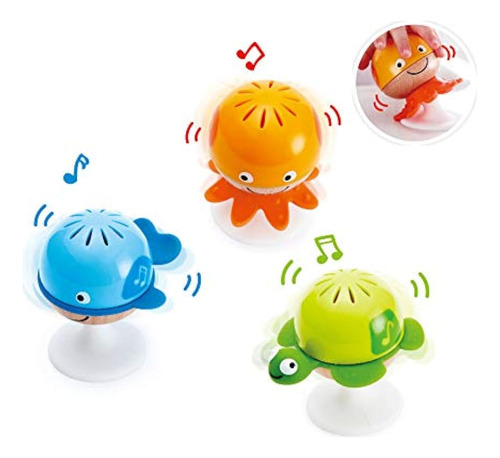 Hape Stayput Baby Animal Toy Rattles Multi 5 X 2