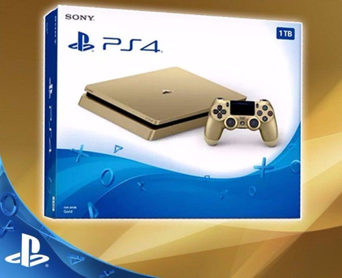 Playstation 4 Slim 1tb Edición Dorada 1 Control - Garantía