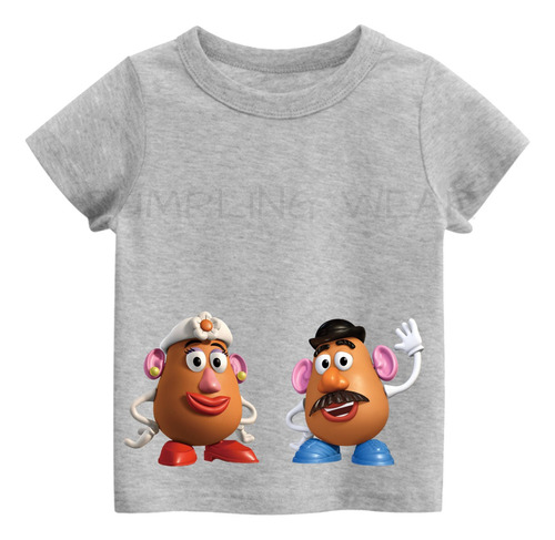 Remera Toy Story Señor Y Señora Papa Nene Nena Infantil