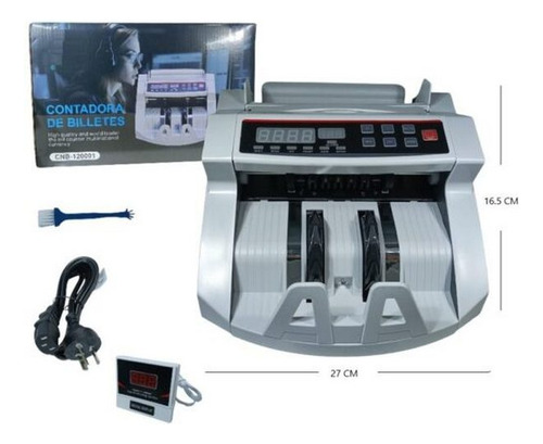 Maquina Contadora De Billetes Visor Time Cnb-120001