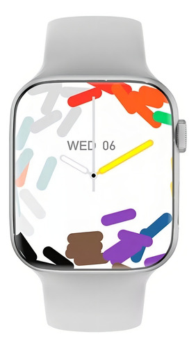 Relógio Watch 9 47mm C/ Música Bússola - Rápida Caixa Prata