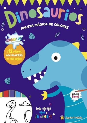 Dinosaurios - Paleta Magica De Colores