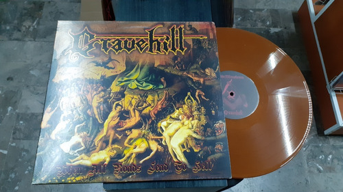 Lp Gravehill When All Roads Lead To Hell Acetato,long Play