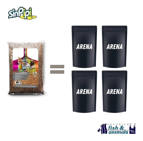 Imagen 2 de 6 de Sustrato Para Mascotas Pellet Biodegradable 15kg Antiolor
