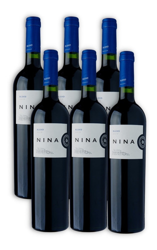 Nina Gold Vino Blend Caja X6u 750ml Valle De Aminga La Rioja