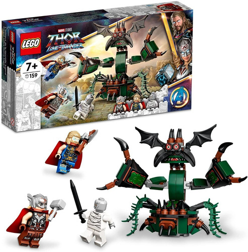 Imagen 4 de 5 de Lego Marvel Ataque Asgard 159 Piezas 76207