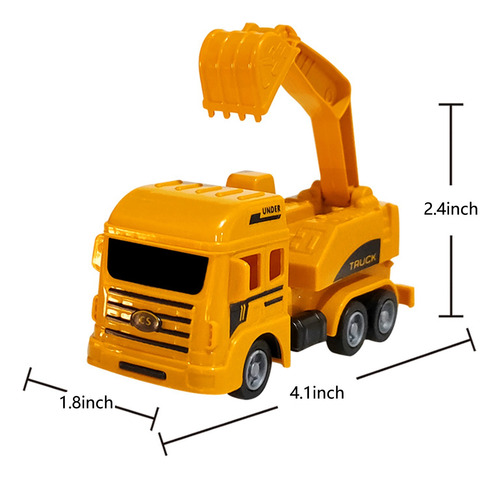 Set De Juego Para Vehículos De Construcción F Kids Excavator