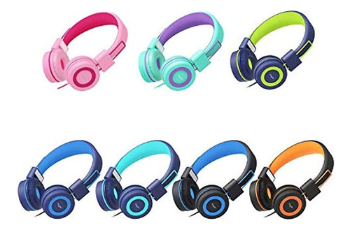 Elecder I37 Audífonos De Diadema Para Niños, Niñas Y Ado. Color Marino