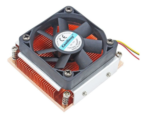 Ventilador Refrigeracion Cobre Para Cpu Intel Active Cooling