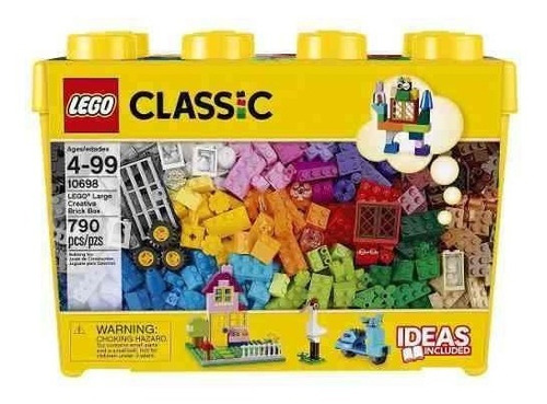 Lego Classic Caja Grande 790 Fichas Caja De Ladrillo 10698