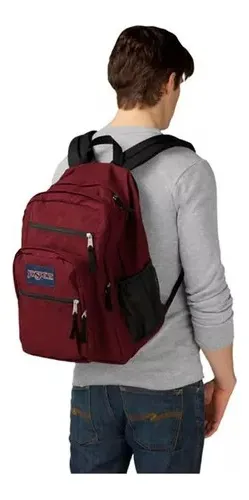 Mochila Jansport Big Student Urbana 34 L T. Poli ster Bordo