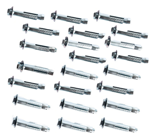 Chumbador Parabolt P/furo 10mm 1/4x2mm - Kit 25 Unidades