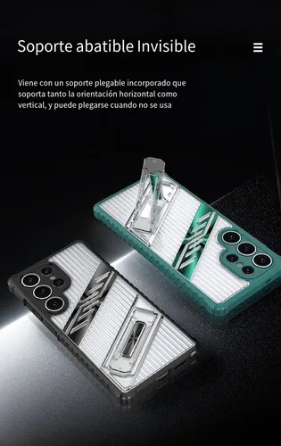 Funda Para Samsung Galaxy A03 Core/a04/a04e Innovadora Funda Protectora De Airbag De Seguridad Con Soporte Invisible