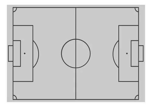 Pizarra Futbol Profesional Doble Faz Magnética / 22 Imanes