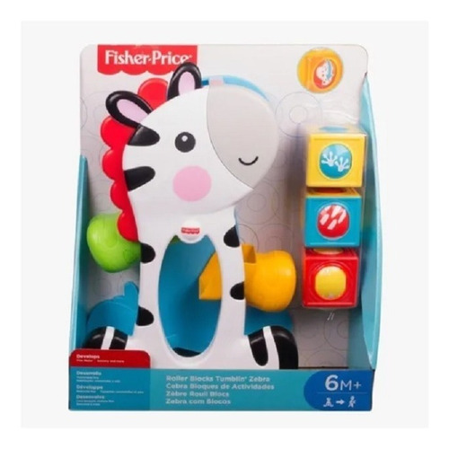 Brinquedo De Encaixar Zebra Blocos Surpresa Fisher Price Cgn