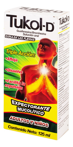 Tukol-d Expectorante Solución Oral 125 Ml