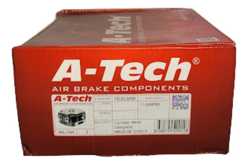 Cabeza A-tech Compresor Para Cummins 350 Holset Electronico
