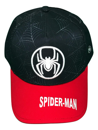 Gorra Gorro Visera Marvel Spider Hombre Araña Premium 55cm