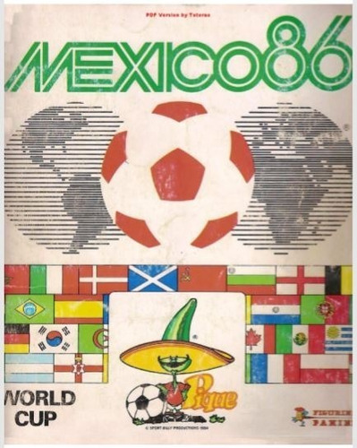 Álbum Figurinhas Digitalizado Copa Do Mundo 1986