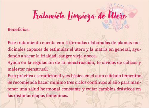 Kit Limpieza De Útero (Usado)