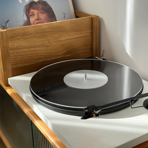 Prato De Toca-discos De Acrílico, Tapete Deslizante De Vinil