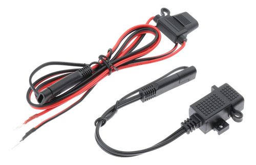 Motocicleta Impermeable Cable Usb Adaptador Cargador Kit