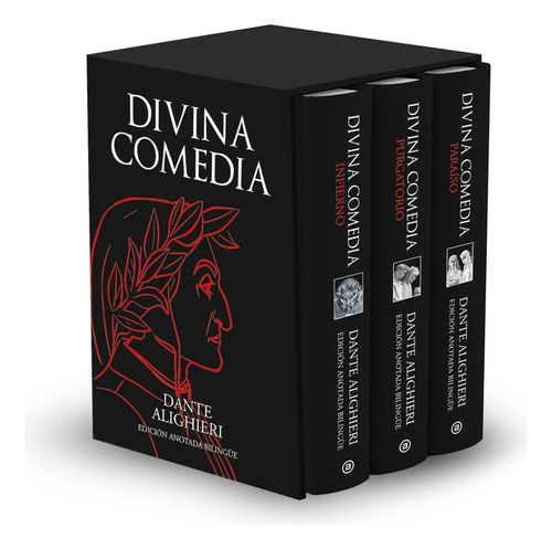 La Divina Comedia Obra Completa 3 Vols ( Libro Original )