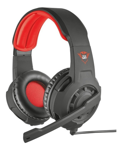Auricular Trust Gxt 310 Radius Gaming Headset Ps4 Xbox Color Black/Red