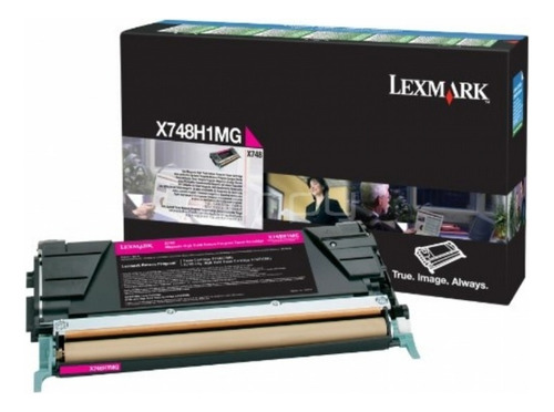 Tóner Lexmark X748 X746 Color Magenta