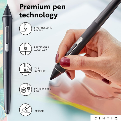 Wacom Cintiq - Tableta De Dibujo Con Pantalla M