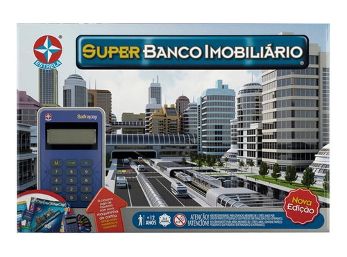 Jogo Super Banco Imobiliário Com Máquina De Cartão Estrela
