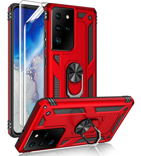 Funda Para Samsung Galaxy S21 Ultra 5g  (color Rojo)