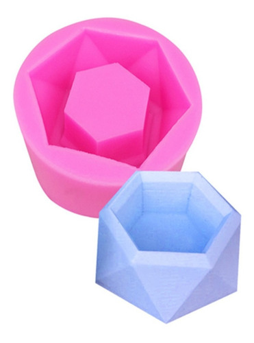 Imagen 8 de 10 de Molde Silicon Para Maceta Suculentas Cactus Velas Resina