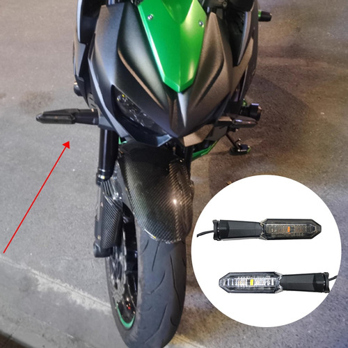 Luz Led Intermitente Delantera Y Trasera Para Z650 Z900 Z10