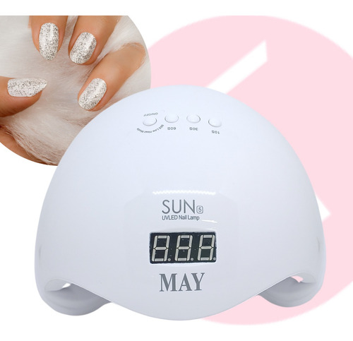 Lampara Uñas Led Uv Esmalte Gel Curado Gel Uñas Nails