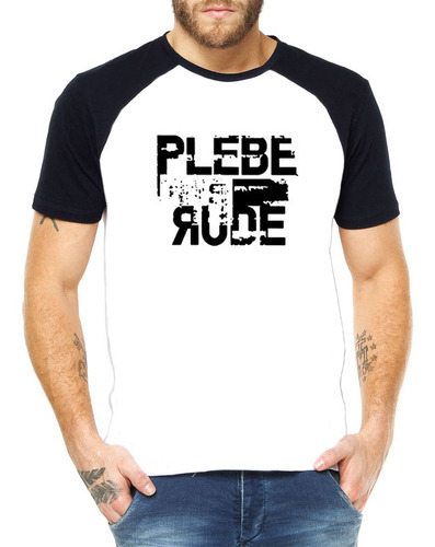Promoção - Camiseta Raglan Plebe Rude 100% Poliéster