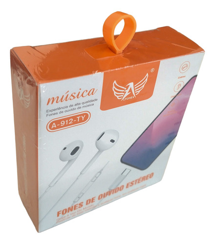 Fone De Ouvido Estéreo Branco